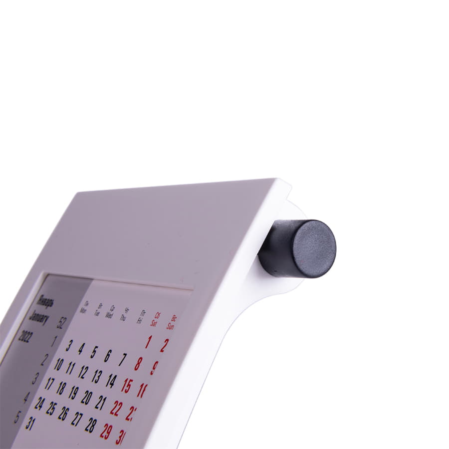 Календарь настольный на 2 года; сетка 26-27, черный, белый-3