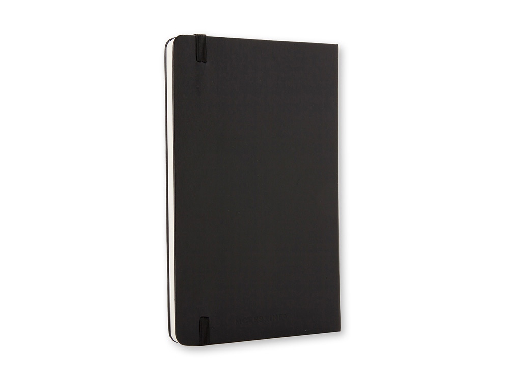 Записная книжка Moleskine Classic (нелинованный) в твердой обложке, Large (13х21см), черный-1