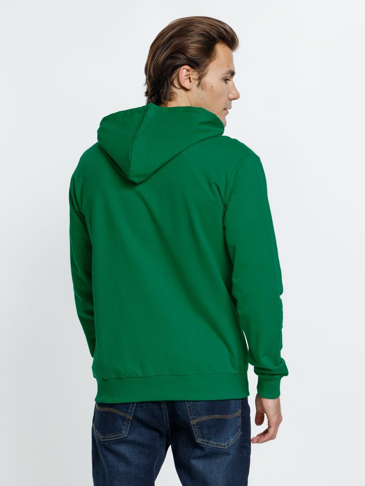 Толстовка на молнии с капюшоном Siverga 2.0, зеленая-8