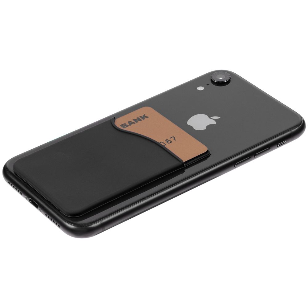 Чехол для карты на телефон Shelley, черный-3