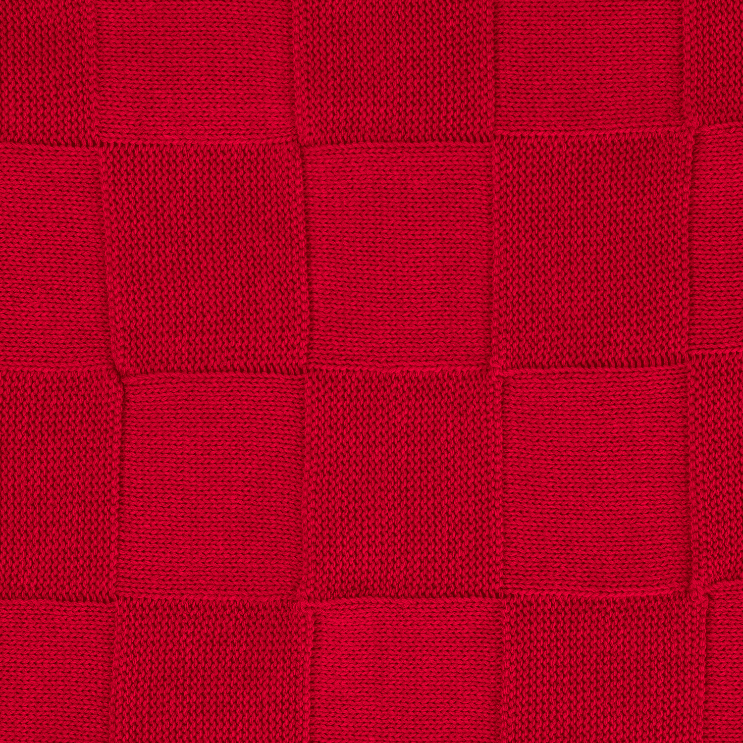 Плед Cella вязаный, красный (без подарочной коробки)-4