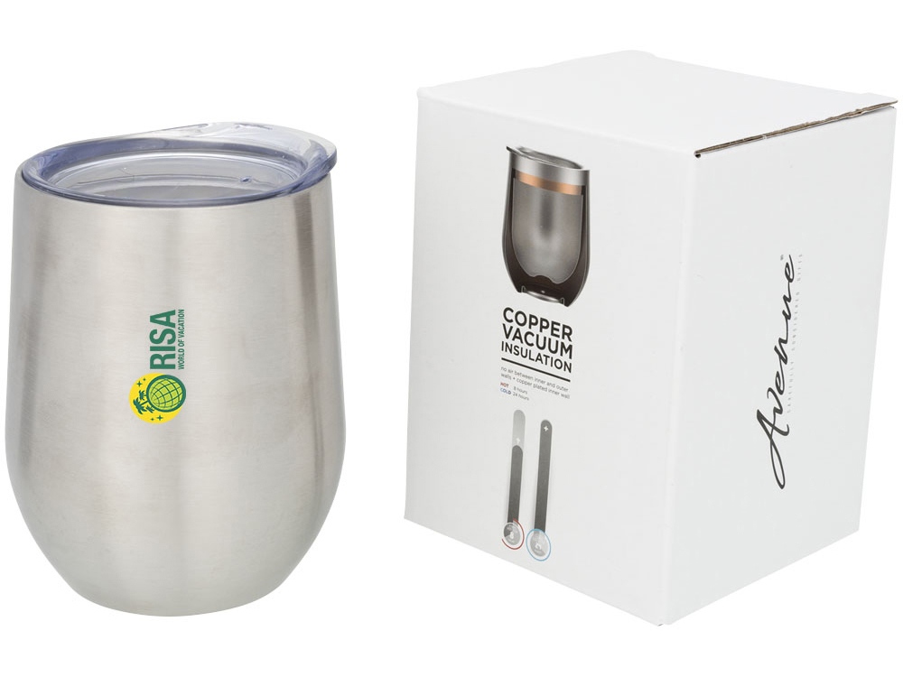 Кубок с вакуумной изоляцией Corzo Copper, серебристый-4