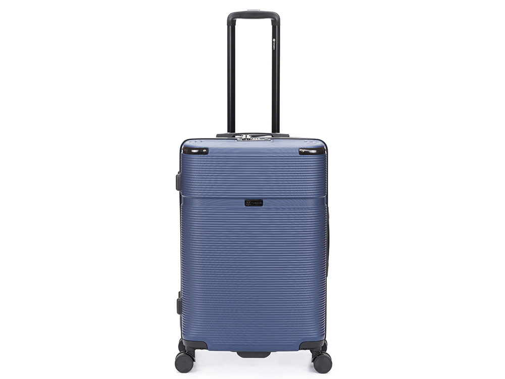 Чемодан TORBER Onego, синий, ABS-пластик, 69,5 х 46 х 26 см, 69 л-1