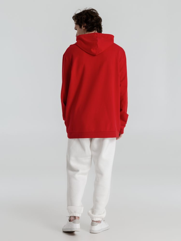Толстовка с капюшоном унисекс Hoodie, красная-5