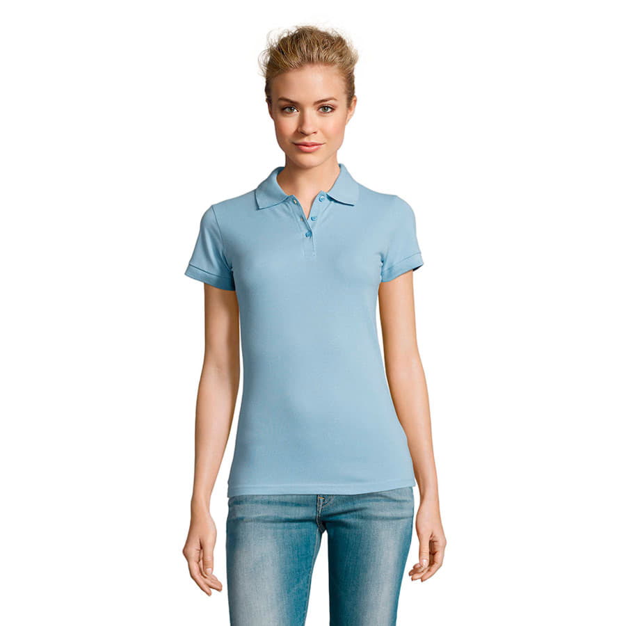 Поло женское PERFECT WOMEN 180, голубой-1