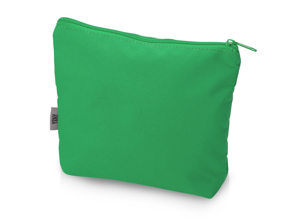 Органайзер для электроники и проводов Amalia из полиэстера 300D с подкладкой, зеленый-1