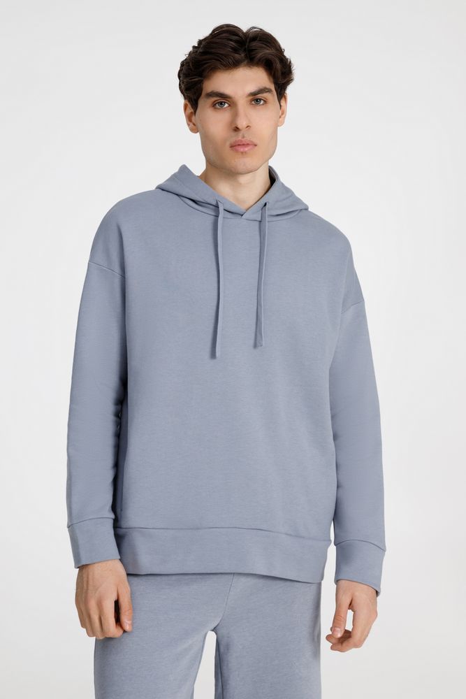 Худи унисекс H2, серое-0