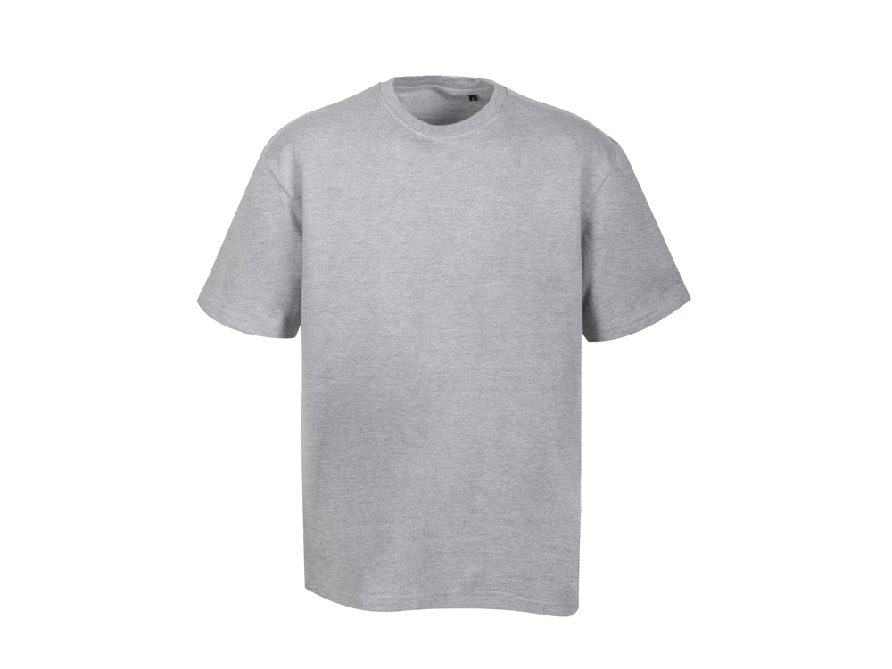 Футболка из френч терри Warsaw унисекс 220гр, серый меланж-8