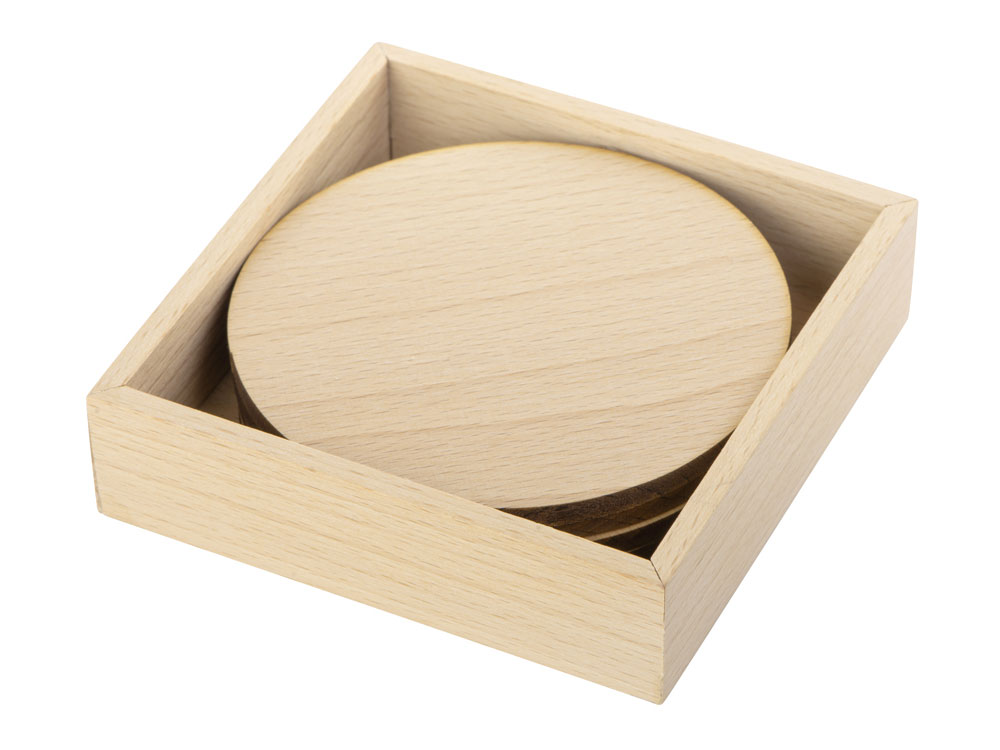 Набор круглых костеров на подставке Drink-3