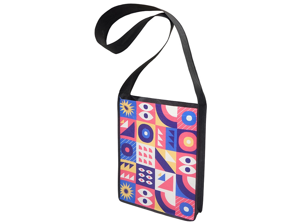 Сумка-мессенджер из нетканого материала PET с возможностью полноцветной печати-1