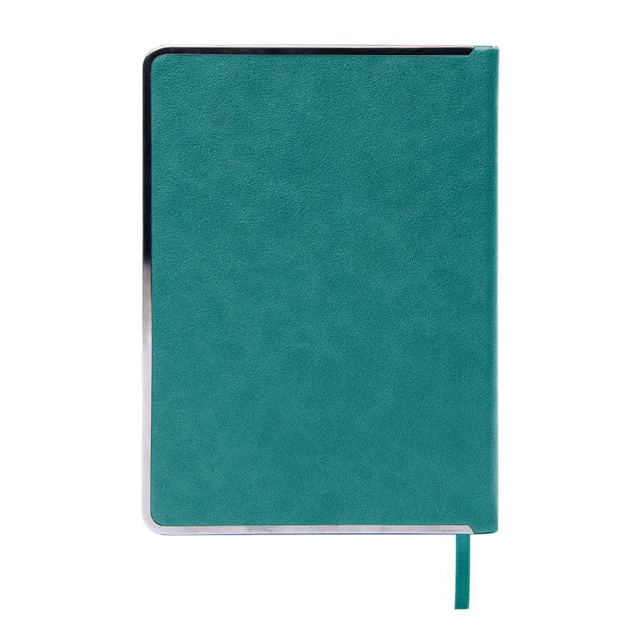 Ежедневник недатированный Montrose, формат А5, в линейку, бирюзовый-2