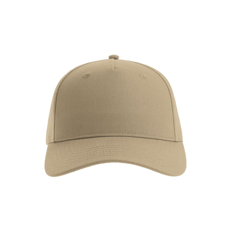 Бейсболка FIJI, 5 клиньев, застежка на липучке, хаки-3