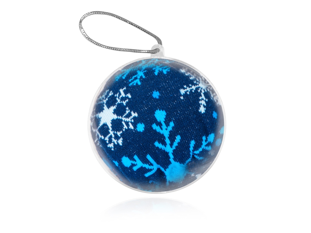 Носки в шаре Снежинка мужские, синий-3