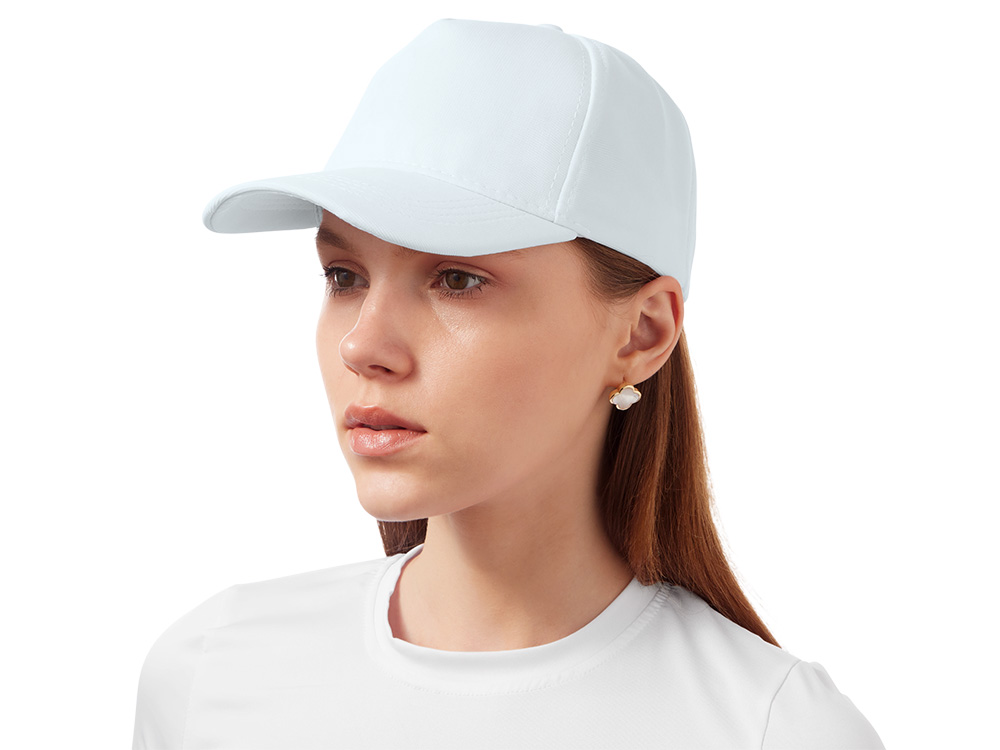 Бейсболка из структурной ткани Fargo, белый-2