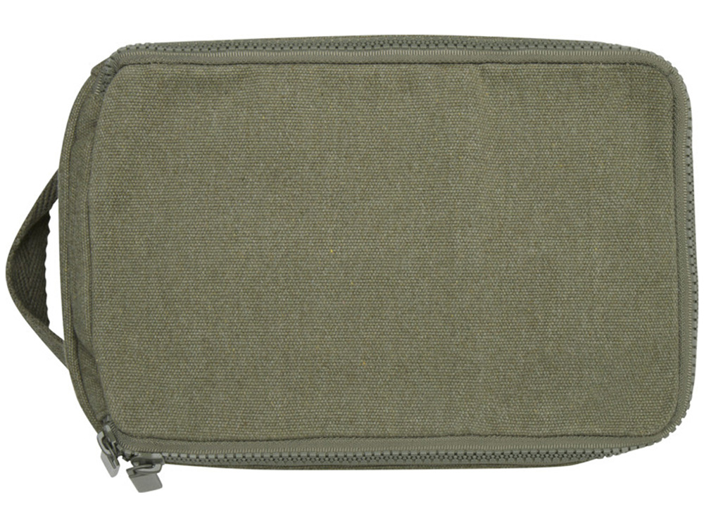 Органайзер для туалетных принадлежностей из переработанного материала Pack 500 г/м² Aware™ - Зеленый-1