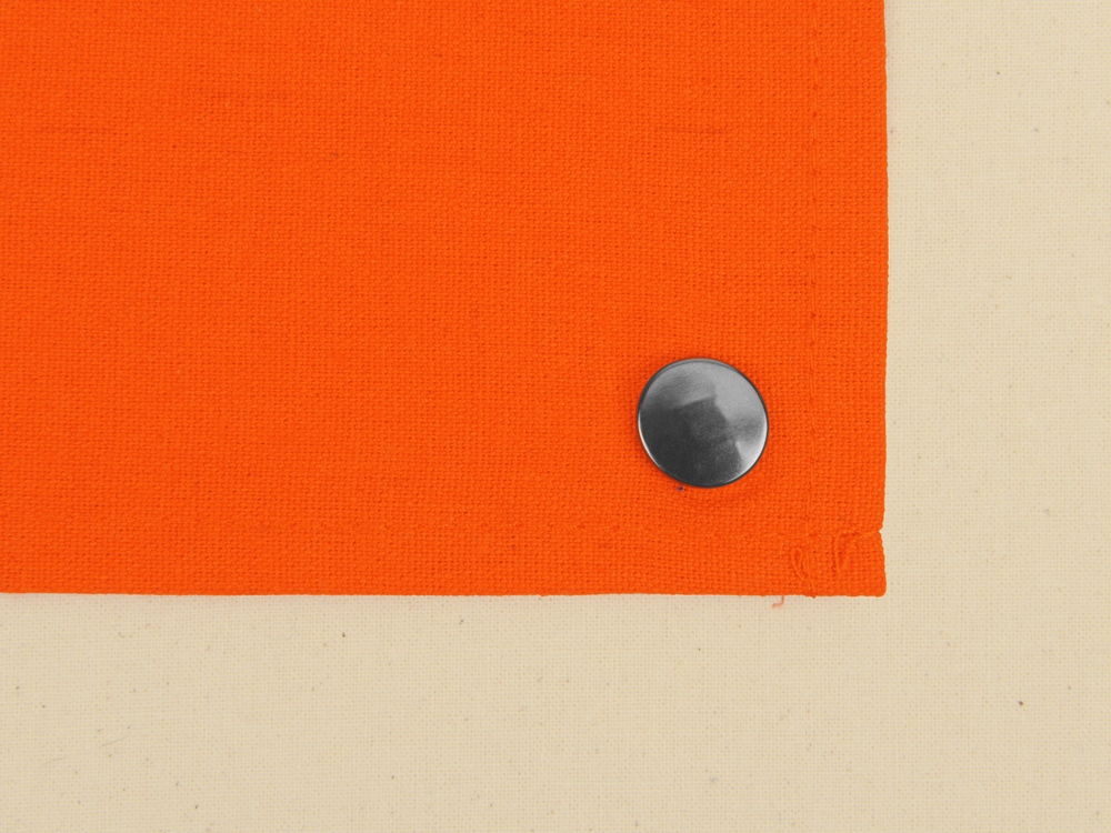 Складная хлопковая сумка для шопинга Gross с карманом, оранжевый-4