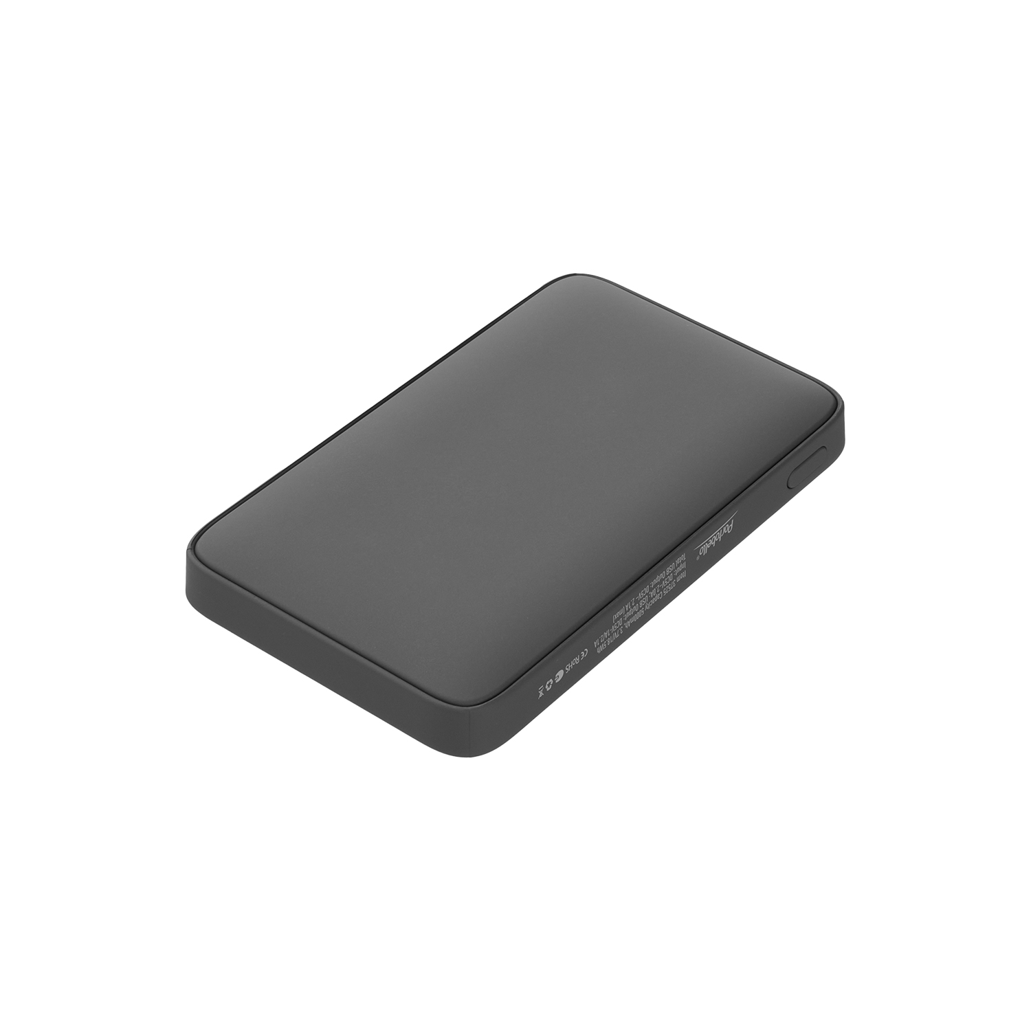 Внешний аккумулятор с подсветкой Анкор (Ancor) 5000 mAh, серый-1