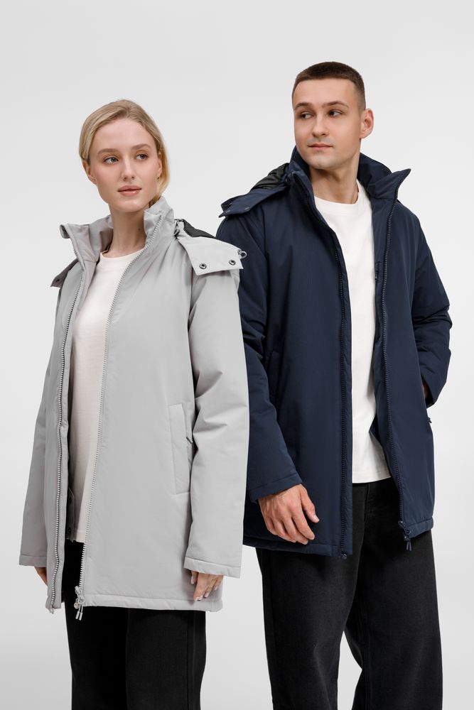 Куртка-парка унисекс Sfera, темно-синяя-8