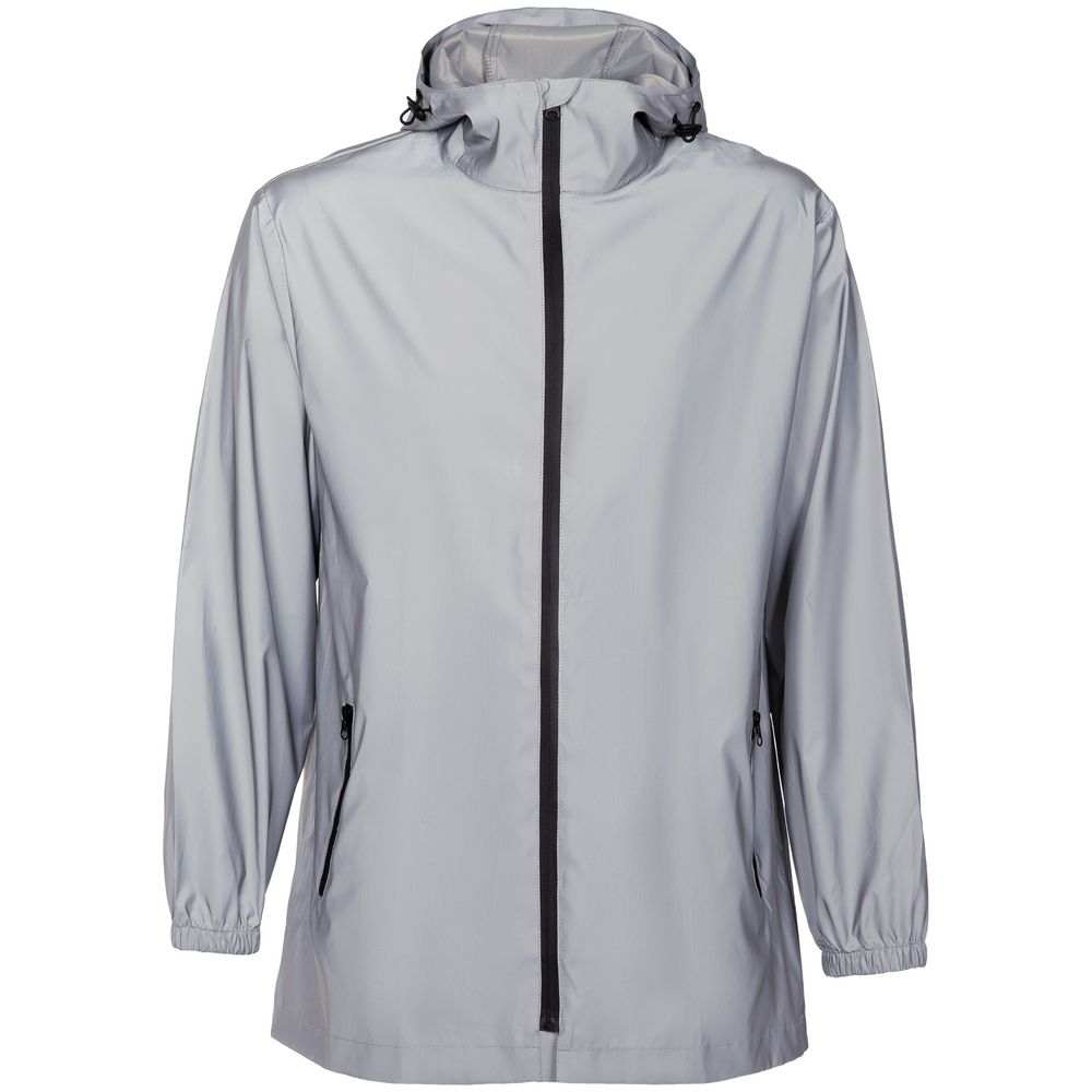 Парка Manifest из светоотражающей ткани, серая-1