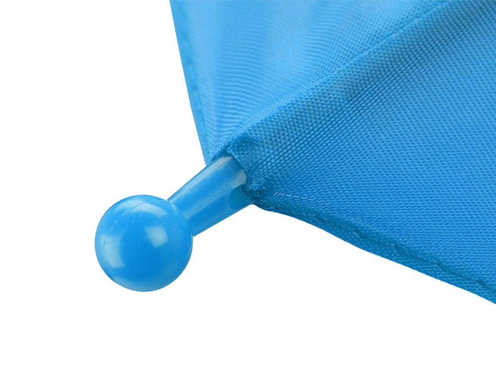 Зонт-трость Edison, полуавтомат, детский, голубой-4
