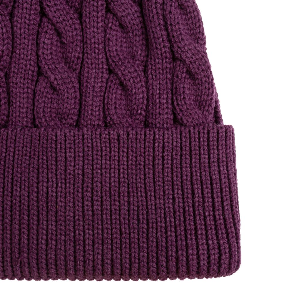 Шапка Heat Trick, баклажановая-3