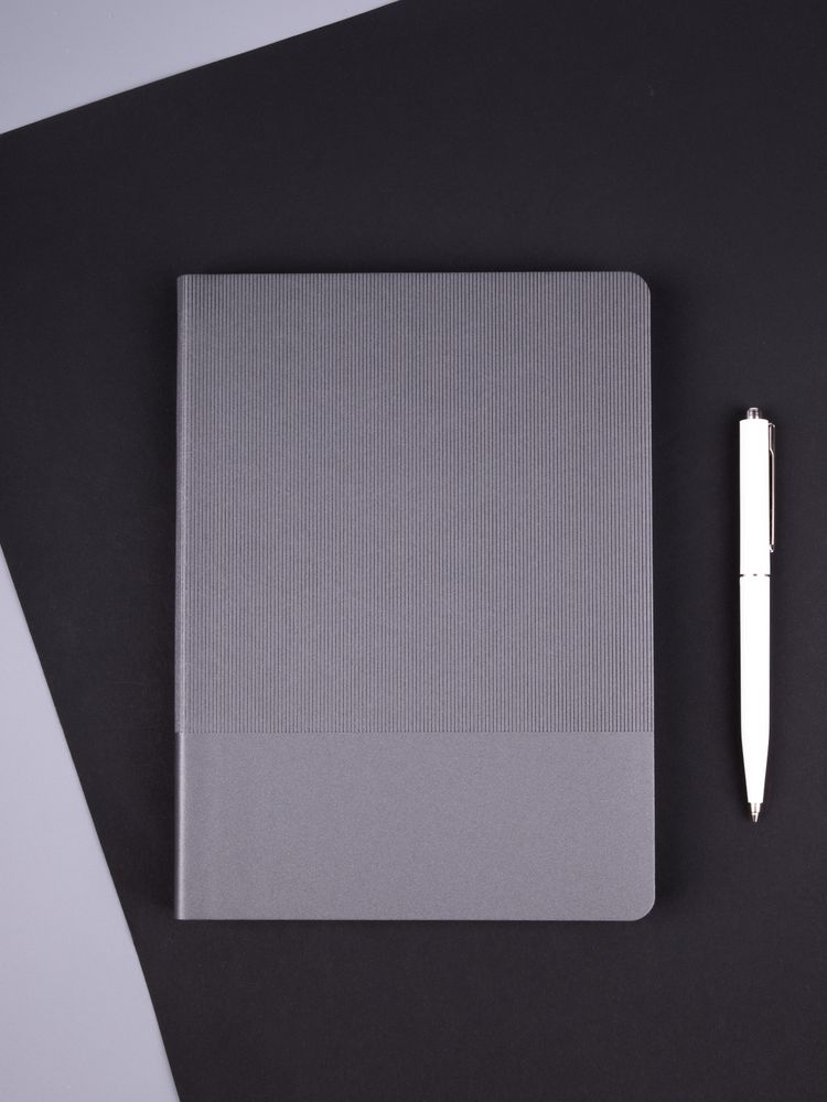 Ежедневник Vale, недатированный, серый-4