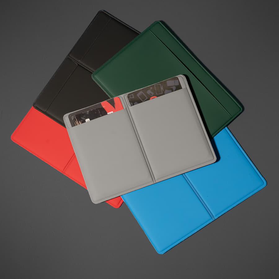 Чехол для автодокументов Simply, серый, 9.3 х 12.8 см, PU, серый-4