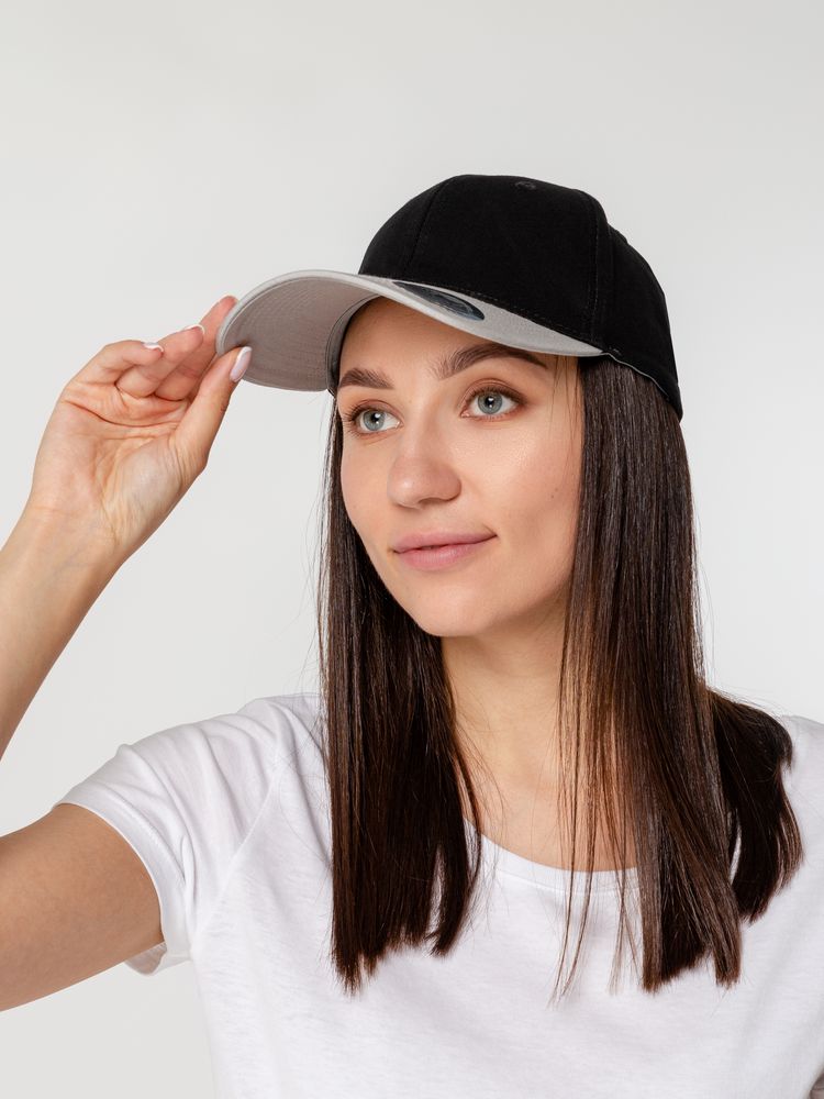 Бейсболка Ben Loyal, черная с серым-3