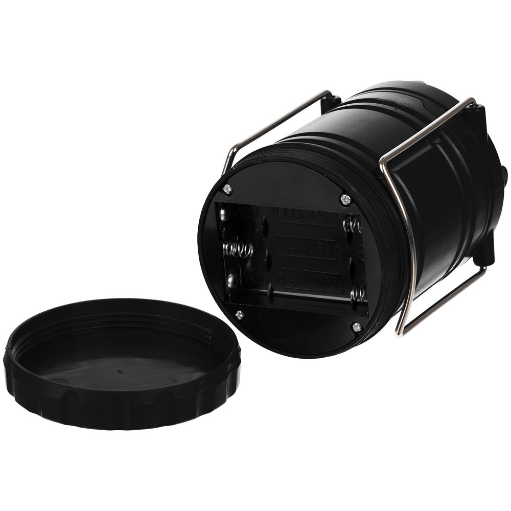 Кемпинговый фонарь с имитацией пламени Lindau Flame, черный-4