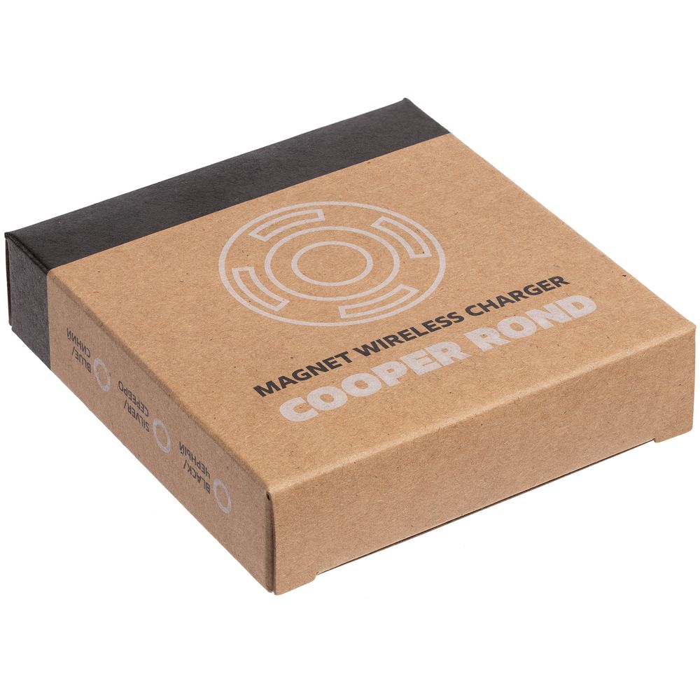 Магнитное зарядное устройство Cooper Rond, 15 Вт, синее-3
