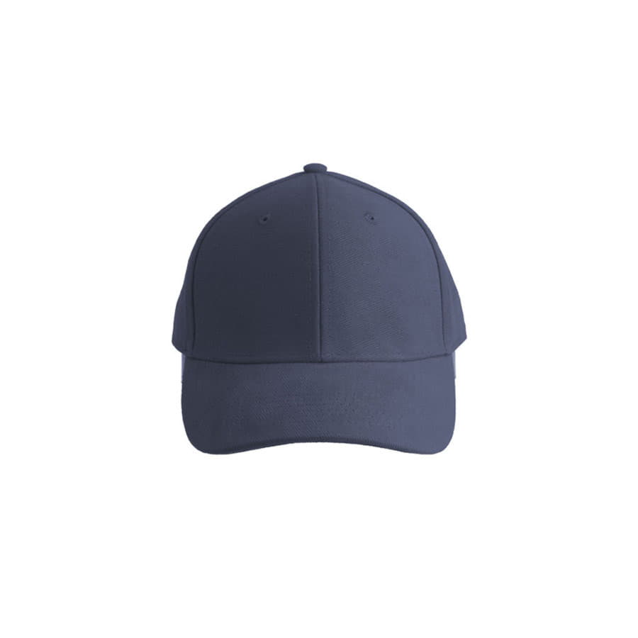 Бейсболка PILOT, 6 клиньев,  металлическая застежка, темно-синий-4
