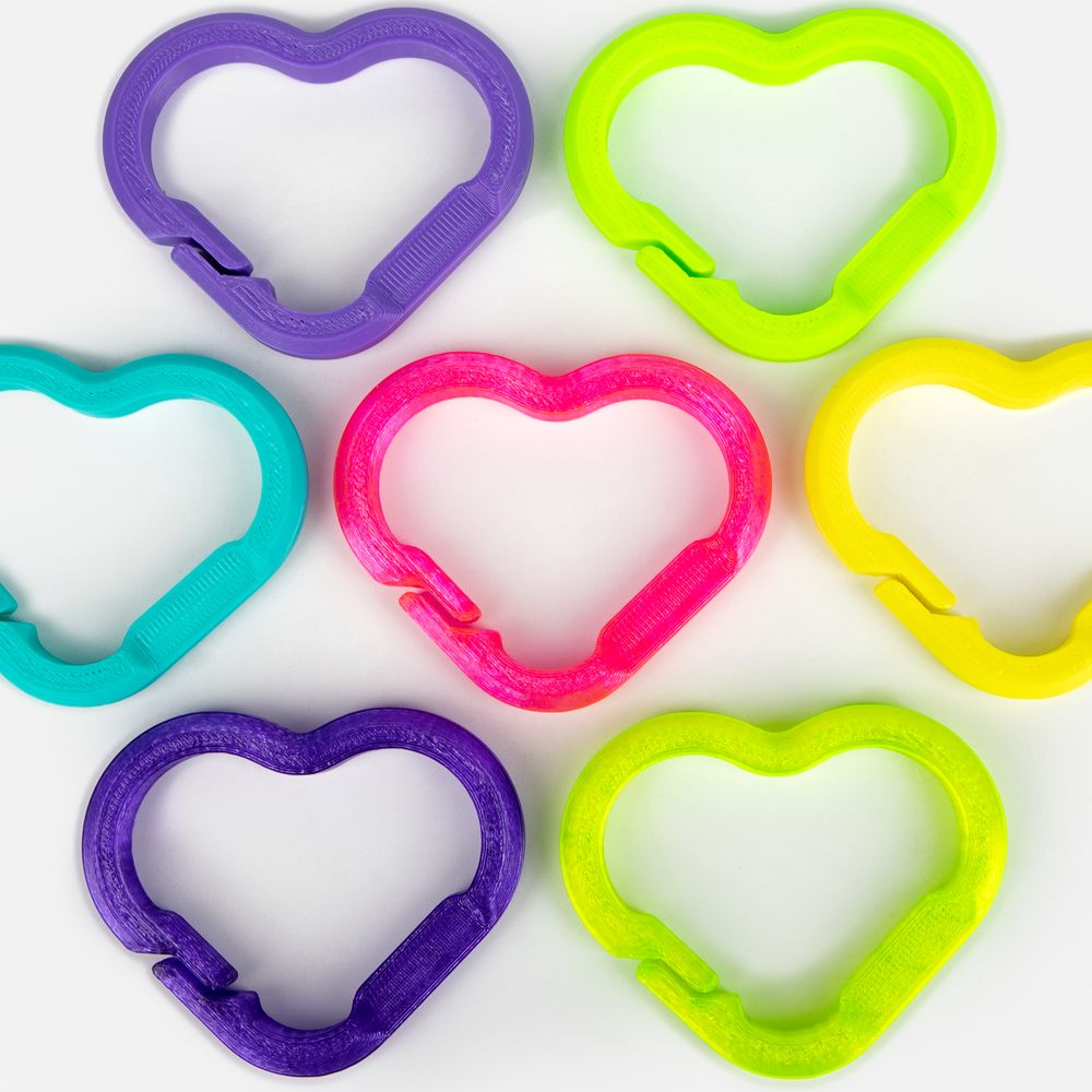 Брелок Impreso, 3D-печать на заказ, сердце-1