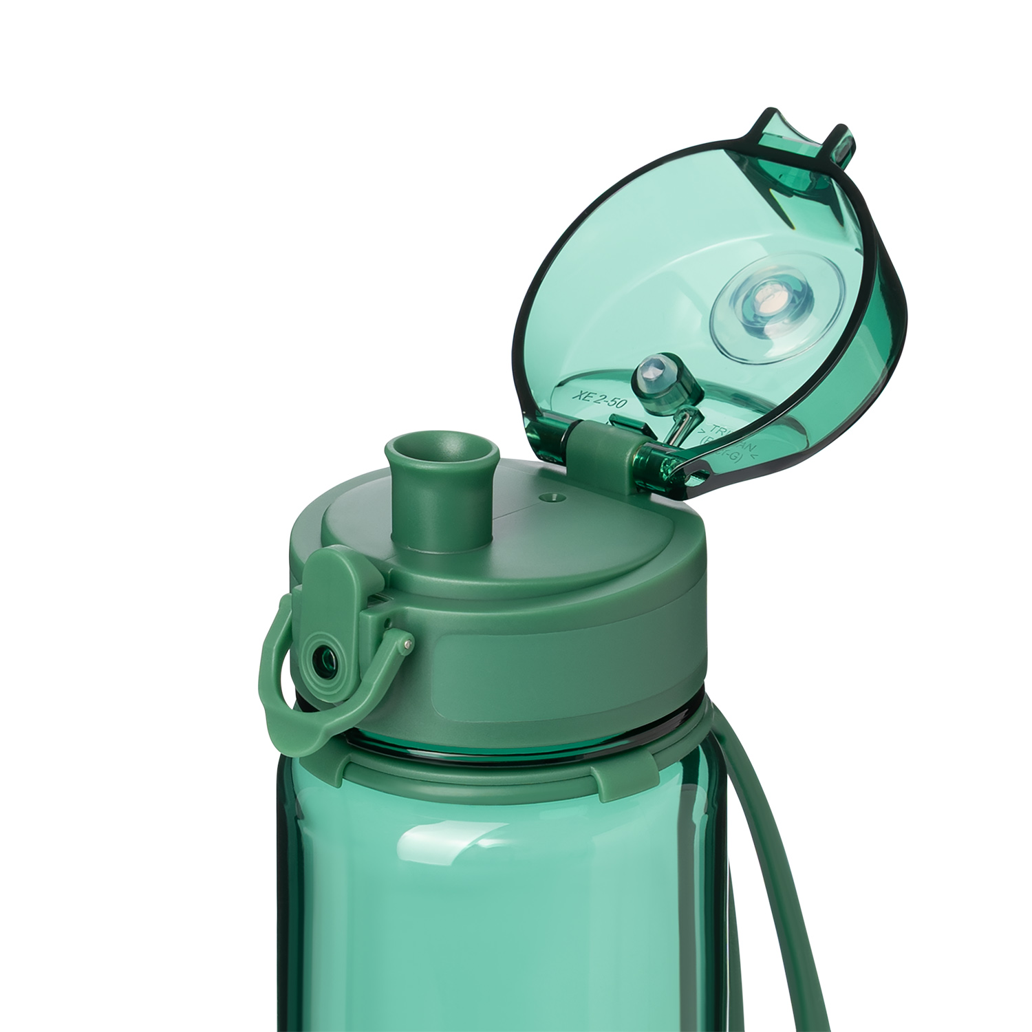Бутылка для воды Como, зеленая-5