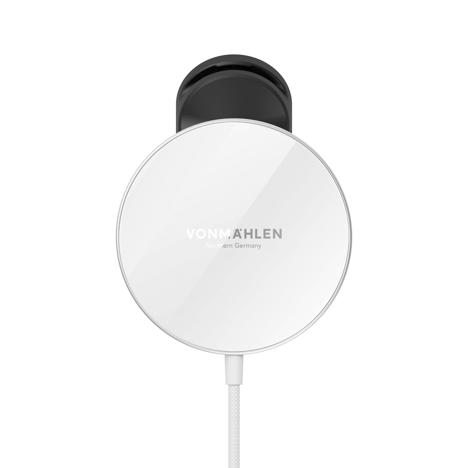 Автомобильное магнитное зарядное устройство Aura Car, белое-0