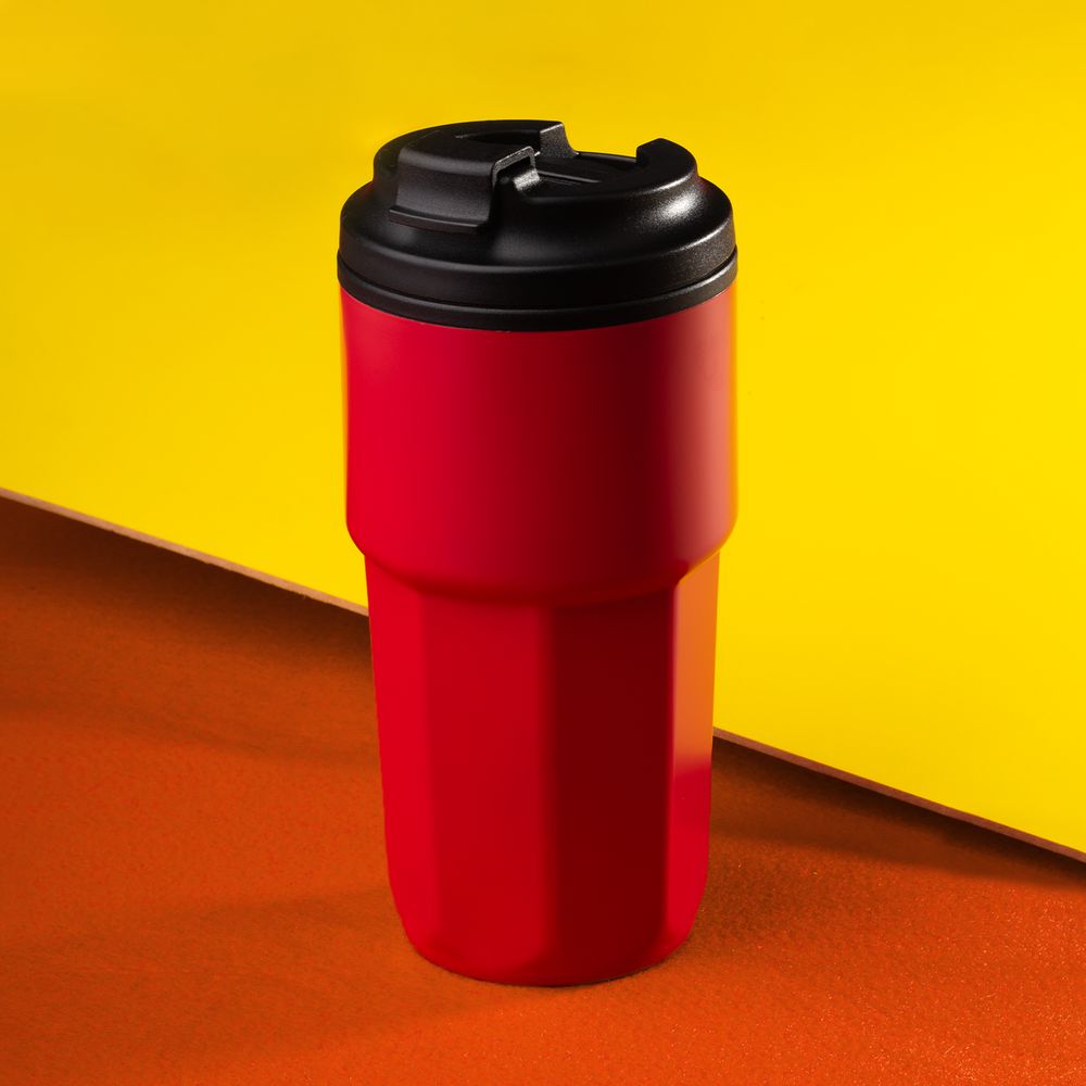 Термостакан Presa, красный-4