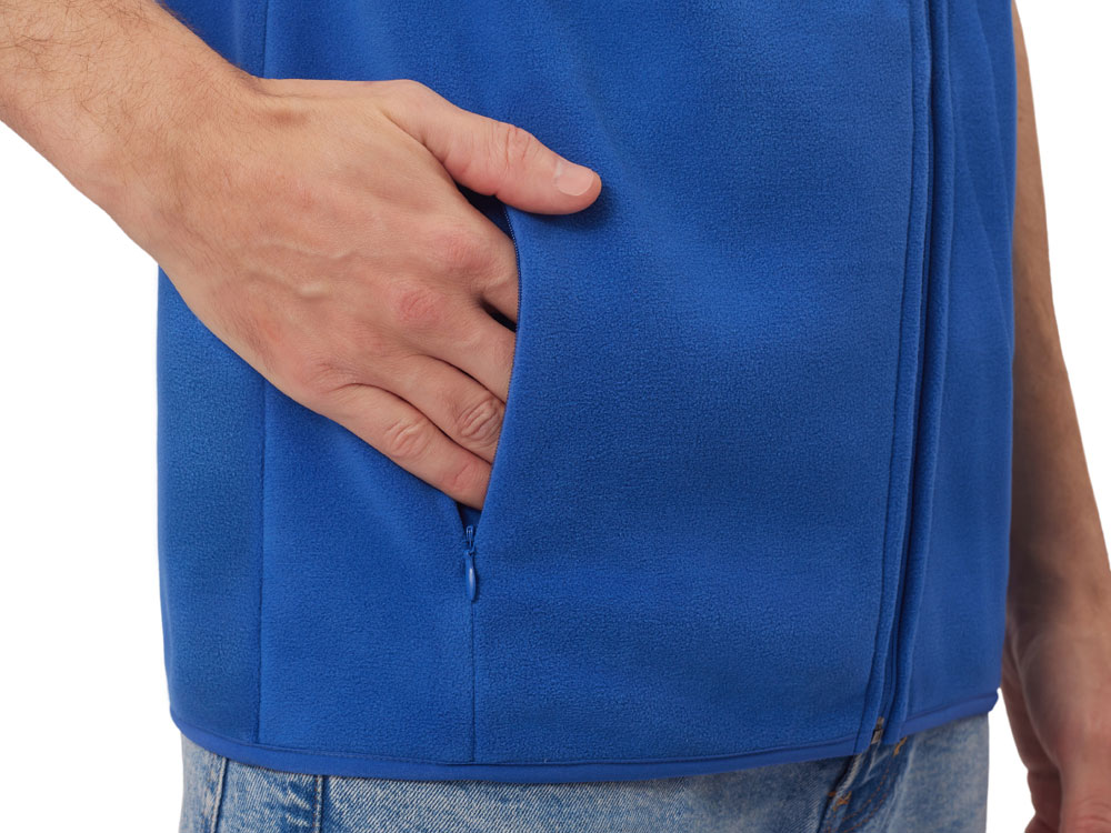Жилет флисовый Trondheim унисекс, синий классический-7