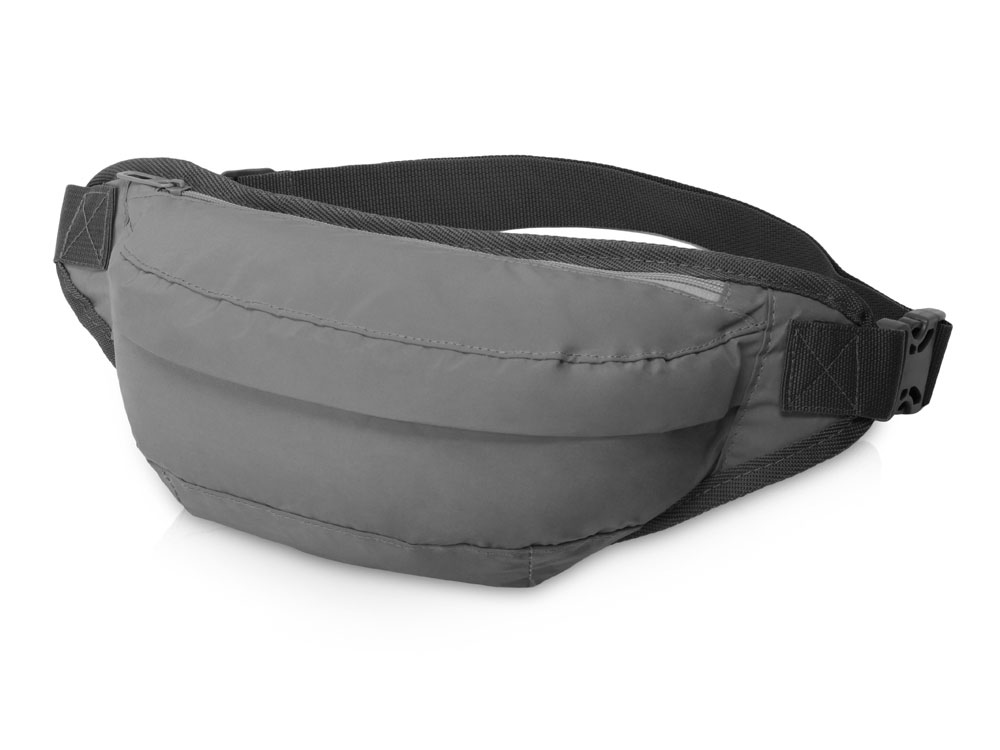 Светоотражающая сумка на пояс Extra Reflect, серый-0