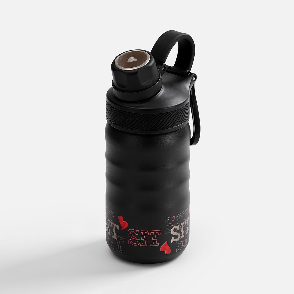 Термобутылка Fujisan 2.0 без логотипа, черная-7