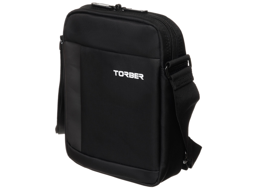 Сумка кросс-боди TORBER, черный, нейлон, 21,5 х 17 х 6 см-2