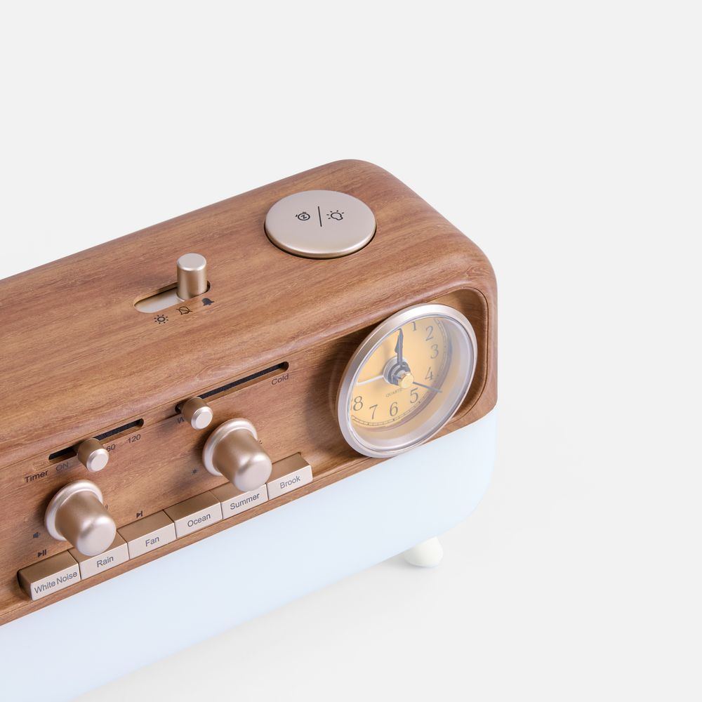 Bluetooth-колонка с беспроводной зарядкой, часами и подсветкой Multiverse, ver.2-3