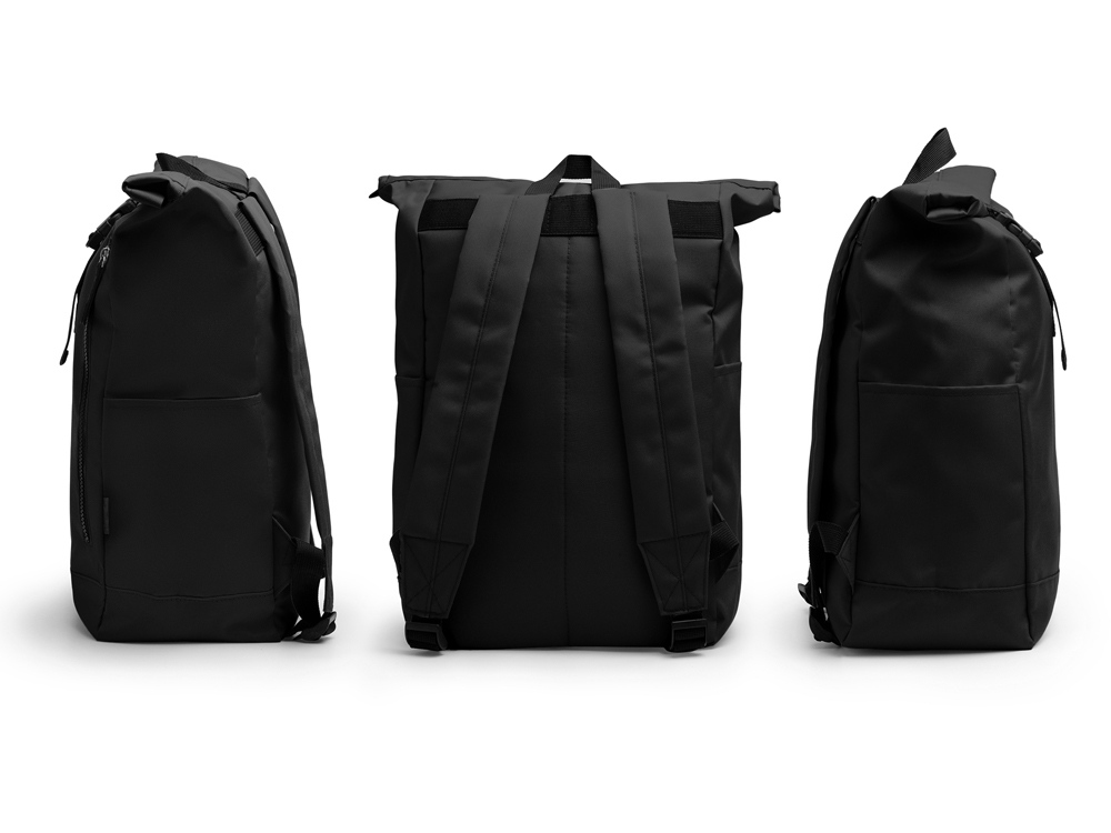 Рюкзак из RPET полиэстера DRONTE, черный-4