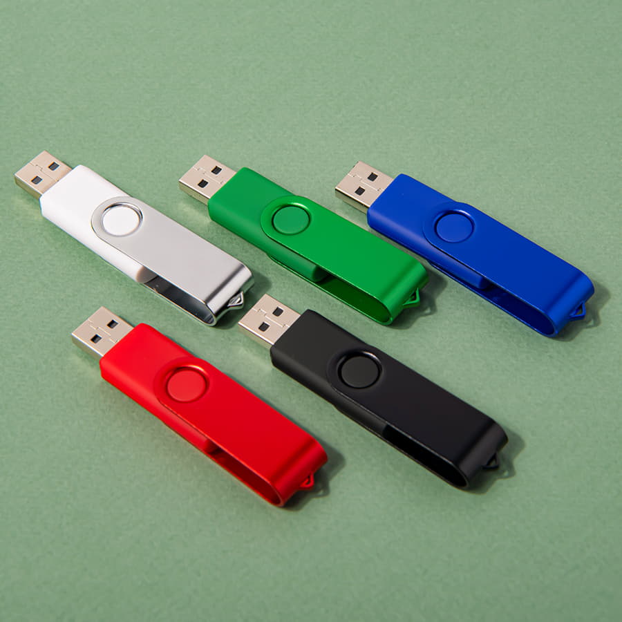 USB flash-карта DOT (16Гб), красный, 5,8х2х1,1см, пластик, металл, красный-3