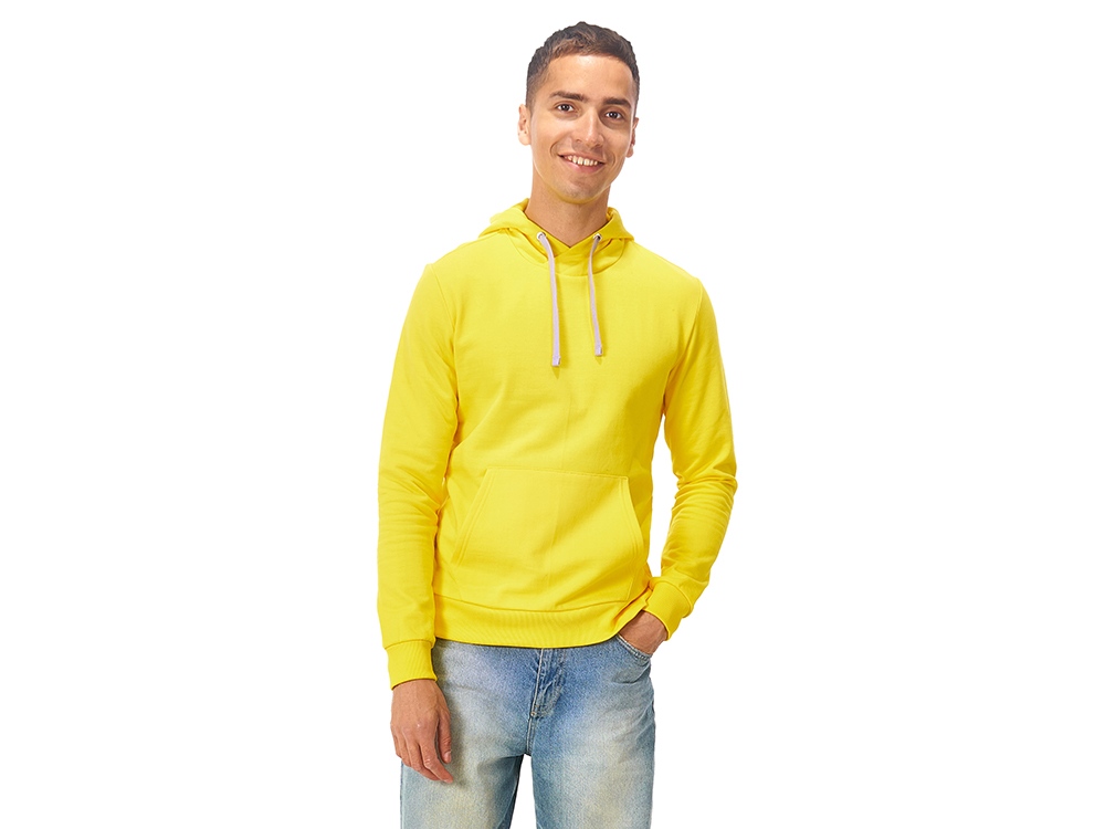 Толстовка унисекс Stream с капюшоном, жёлтый-3