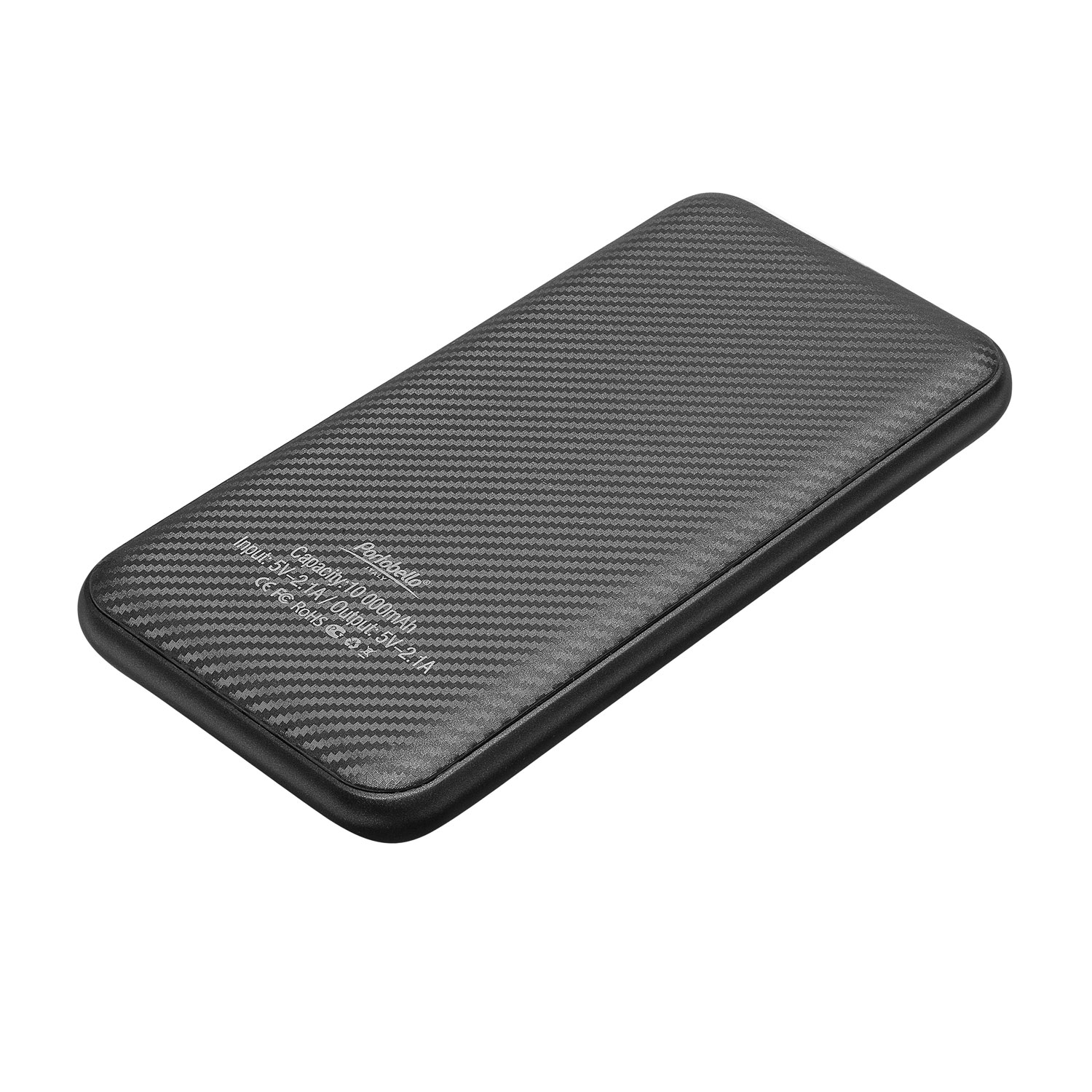 Внешний аккумулятор Carbon PB 10000 mAh, графитовый металлик-1