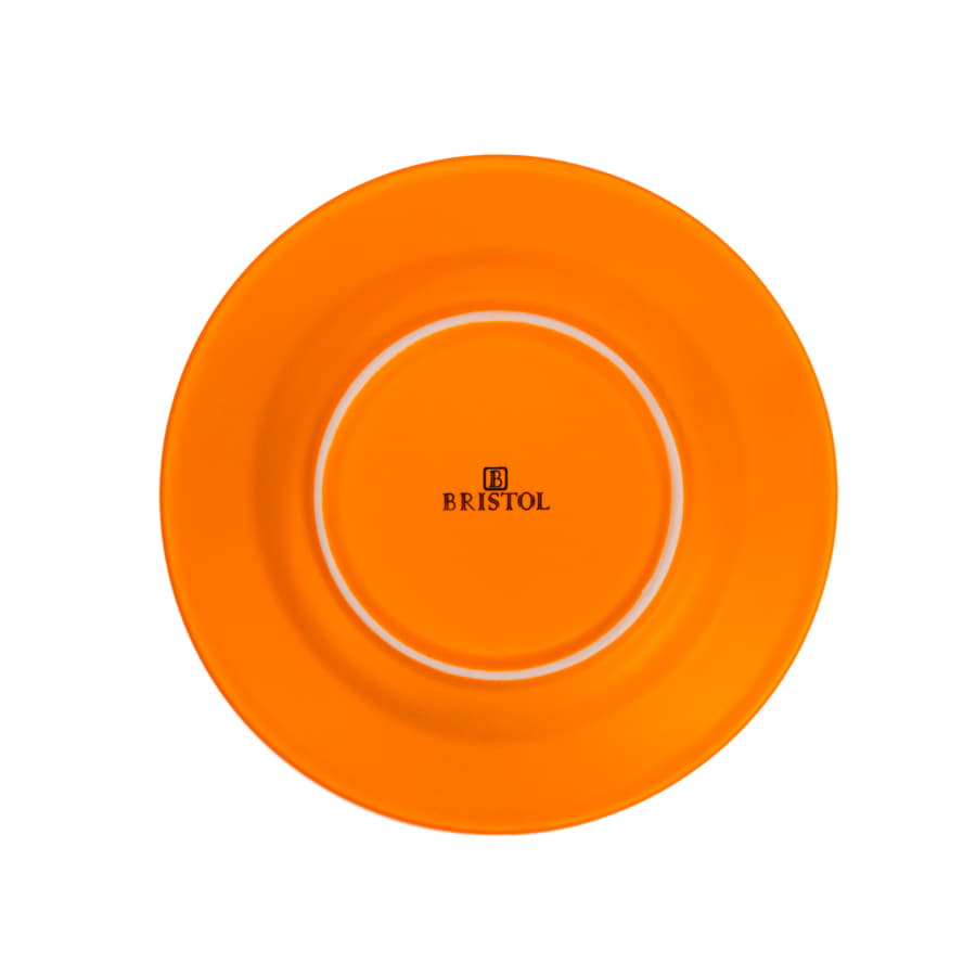 Чайная пара ICE CREAM, оранжевый, белый-5