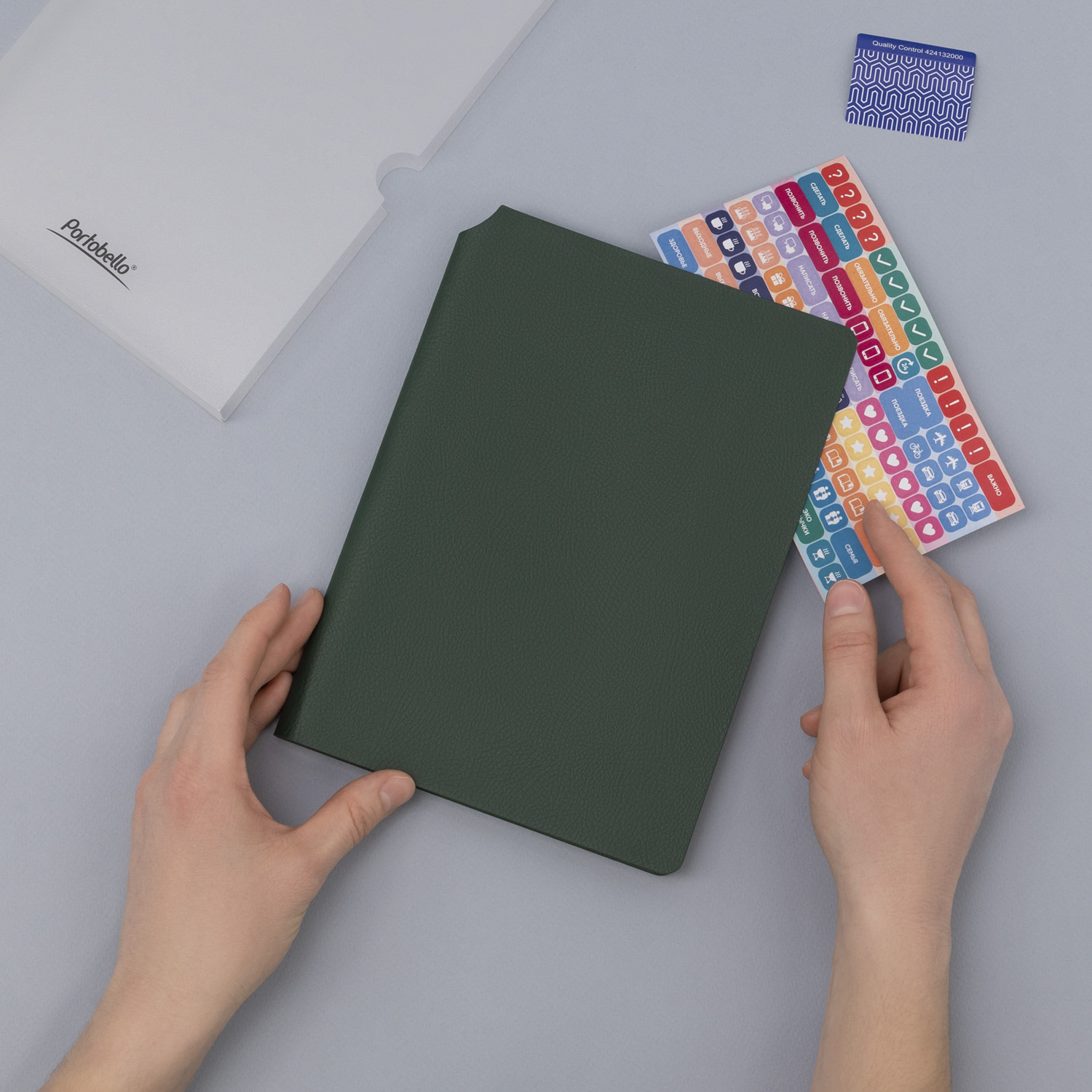 Ежедневник Молто (Molto) недатированный, зеленый-9