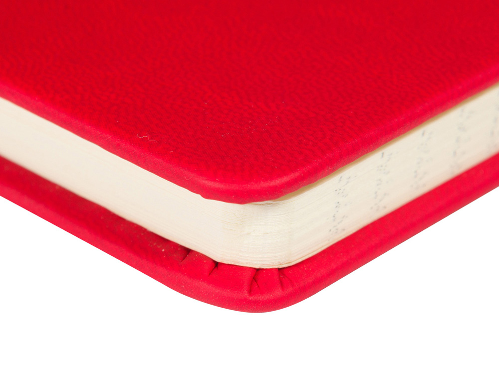 Ежедневник недатированный А5 Megapolis Velvet New, красный-1