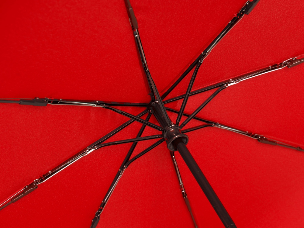 Зонт-автомат складной Reviver, красный-4