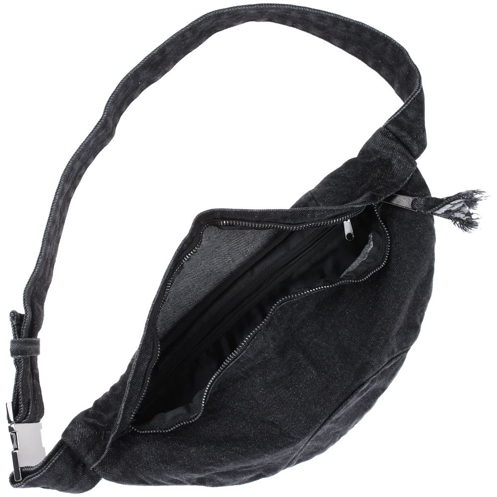 Поясная сумка W6, черная-6