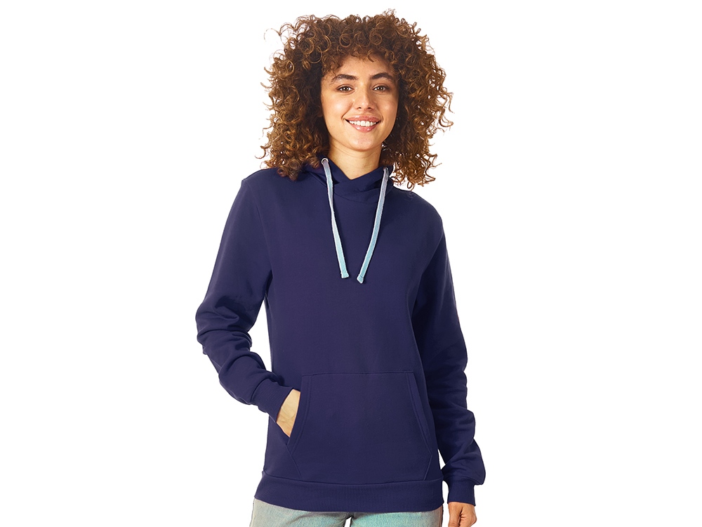 Толстовка унисекс Stream с капюшоном, нэви-2